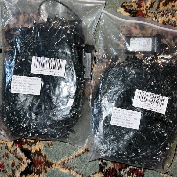 Set of 2 OUTYLTS Christmas String Lights 108ft EACH and Multicolored/ LED - Picture 7 of 7